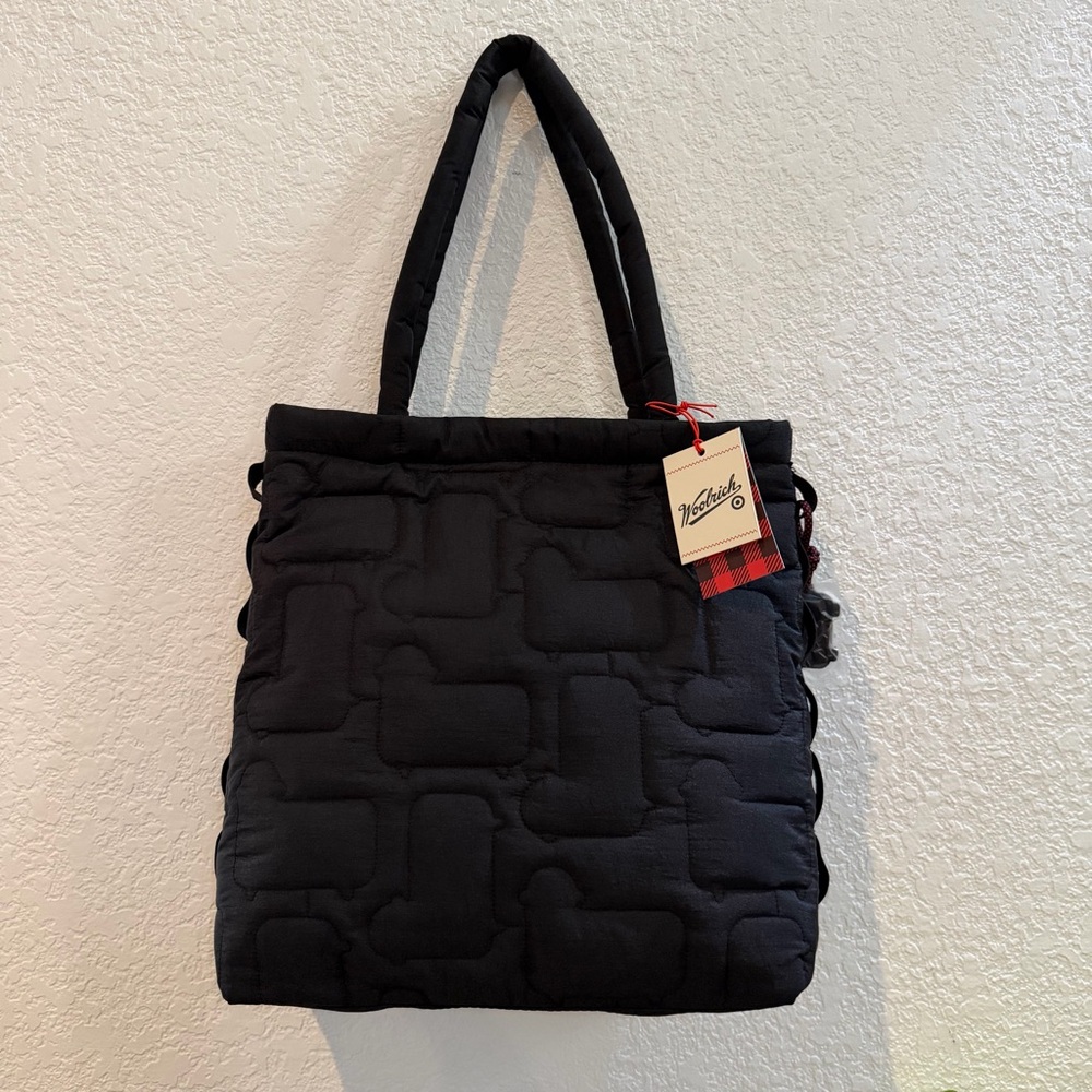 Woolrich x Target Quilted Sheep Tote Bag Black